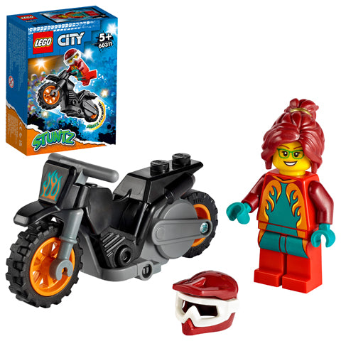 Lego City Motocicleta De Cascadorie Pentru Pompieri 60311