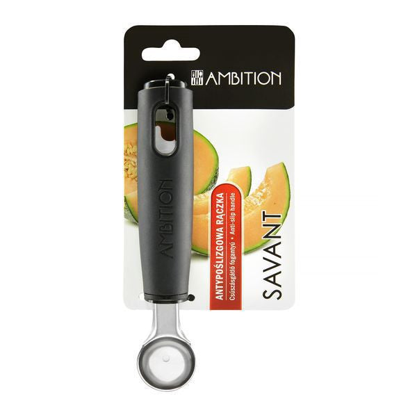 Lingură servire pepene Savant maner antialunecare gri Ambition 96824