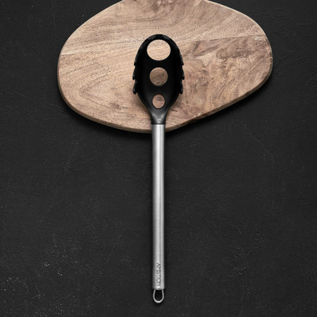 Lingură spaghetti cu mâner inox, Solvi – nailon rezistent, design elegant. Ambition 96836
