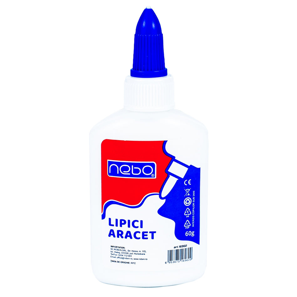 Lipici aracet 60 g pentru birou, școală, craft - NEBO 16960