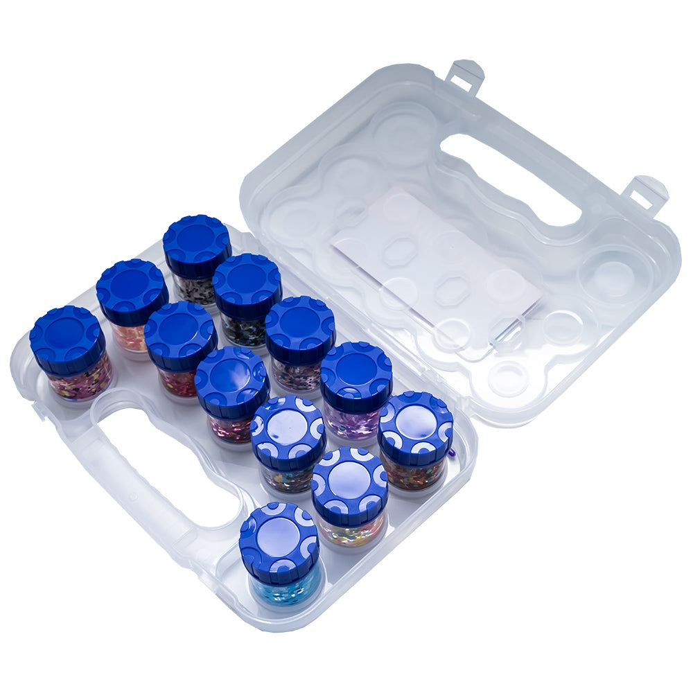 Lipici cu glitter, 15g, 12 buc/set - NEBO