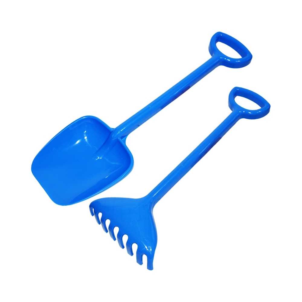 Set unelte jucărie pentru nisip, lopată și greblă, 2 bucăți, copii, ROBENTOYS