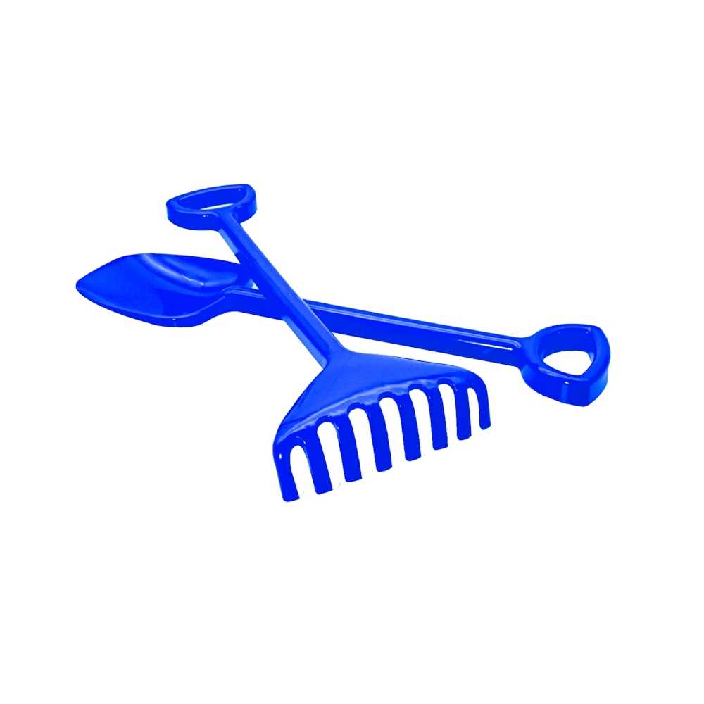 Set unelte jucărie pentru nisip, lopată și greblă, 2 bucăți, copii, ROBENTOYS