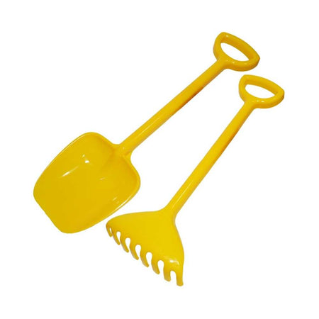 Set unelte jucărie pentru nisip, lopată și greblă, 2 bucăți, copii, ROBENTOYS