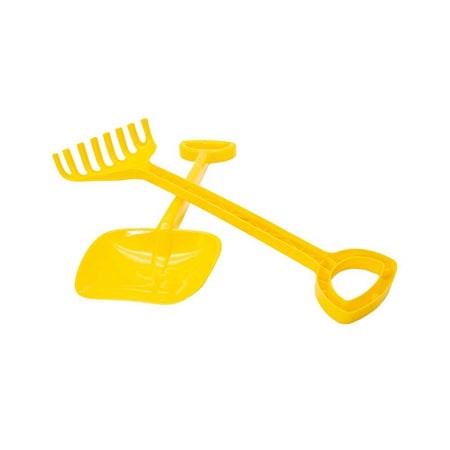 Set unelte jucărie pentru nisip, lopată și greblă, 2 bucăți, copii, ROBENTOYS