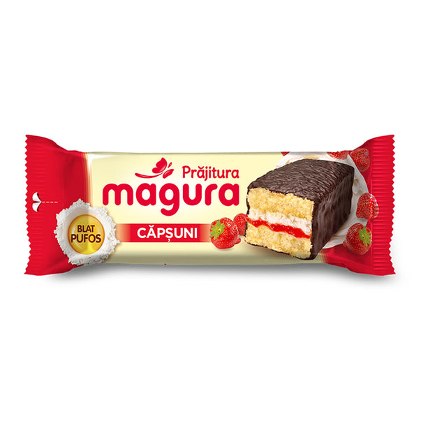 Prajitura Magura Gem Capsuni 35g