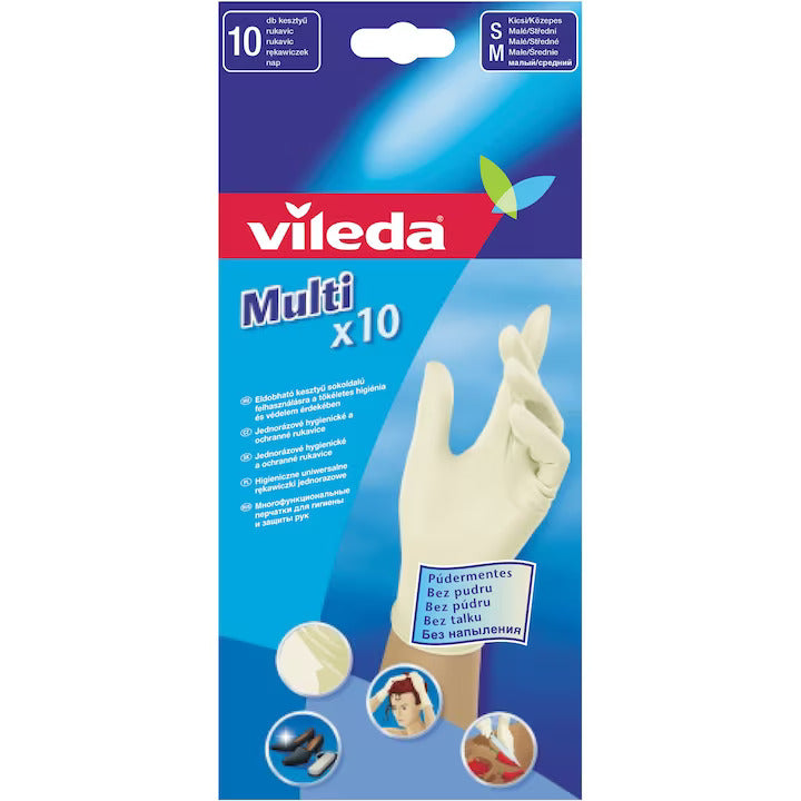 Vileda Manusi Multi Latex M/L X10