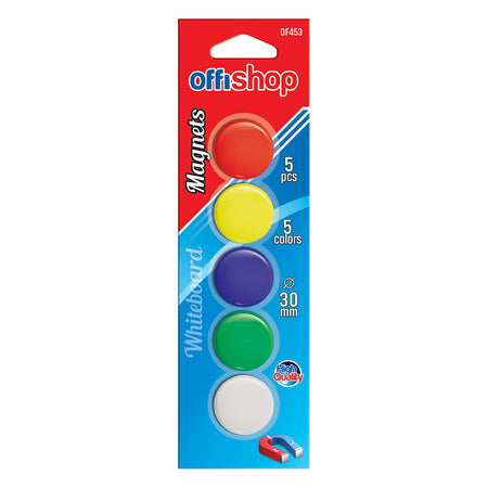 Magneti Color, 30 Mm, 5 Buc/set - Offishop