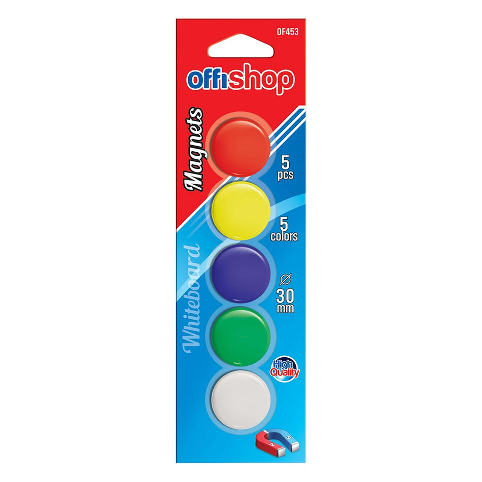 Magneti Color, 30 Mm, 5 Buc/set - Offishop