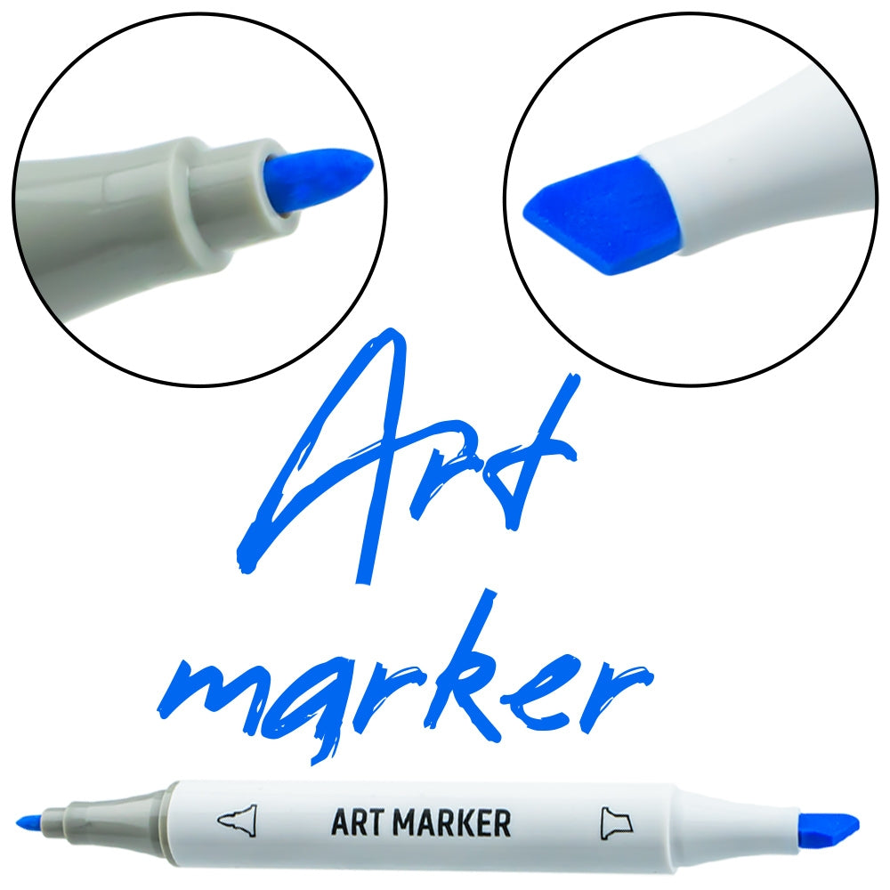 Markere Cu 2 Capete, 6mm-3mm, 12 Cul/set