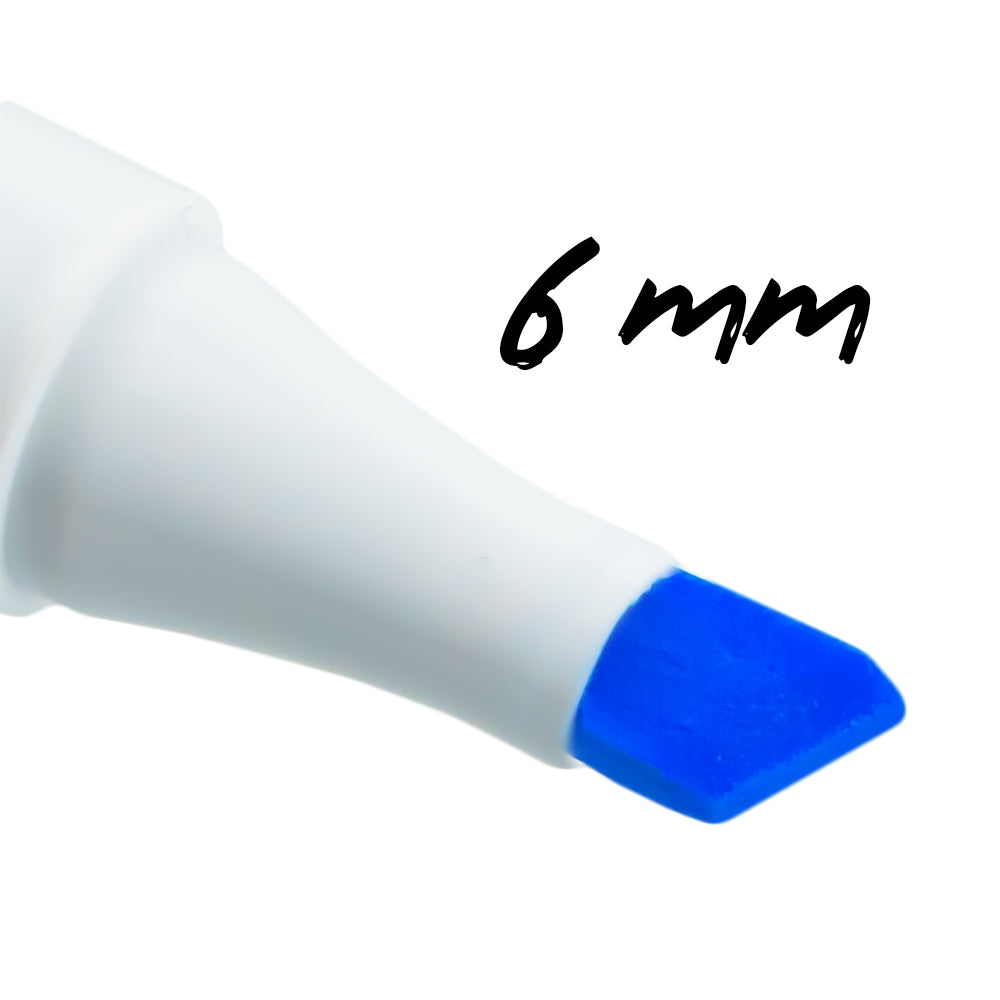 Markere Cu 2 Capete, 6mm-3mm, 12 Cul/set
