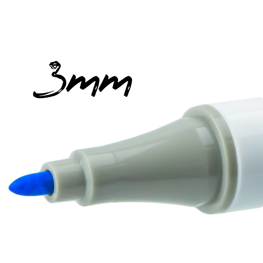 Markere Cu 2 Capete, 6mm-3mm, 12 Cul/set