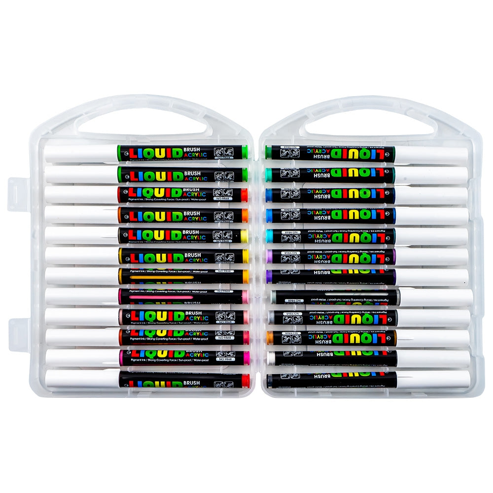 Markere Cu Vopsea Acrilica, 24 Cul/set - Nebo