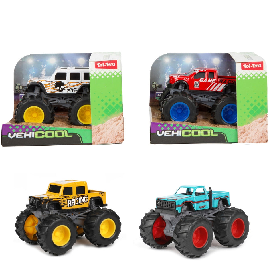 Masina Monster Truck, Din Metal ,toi-toys