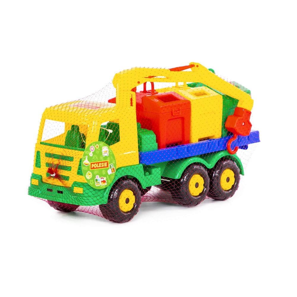 Masina Salubrizare + Containere Supertruck, 42x16x25cm, Wader
