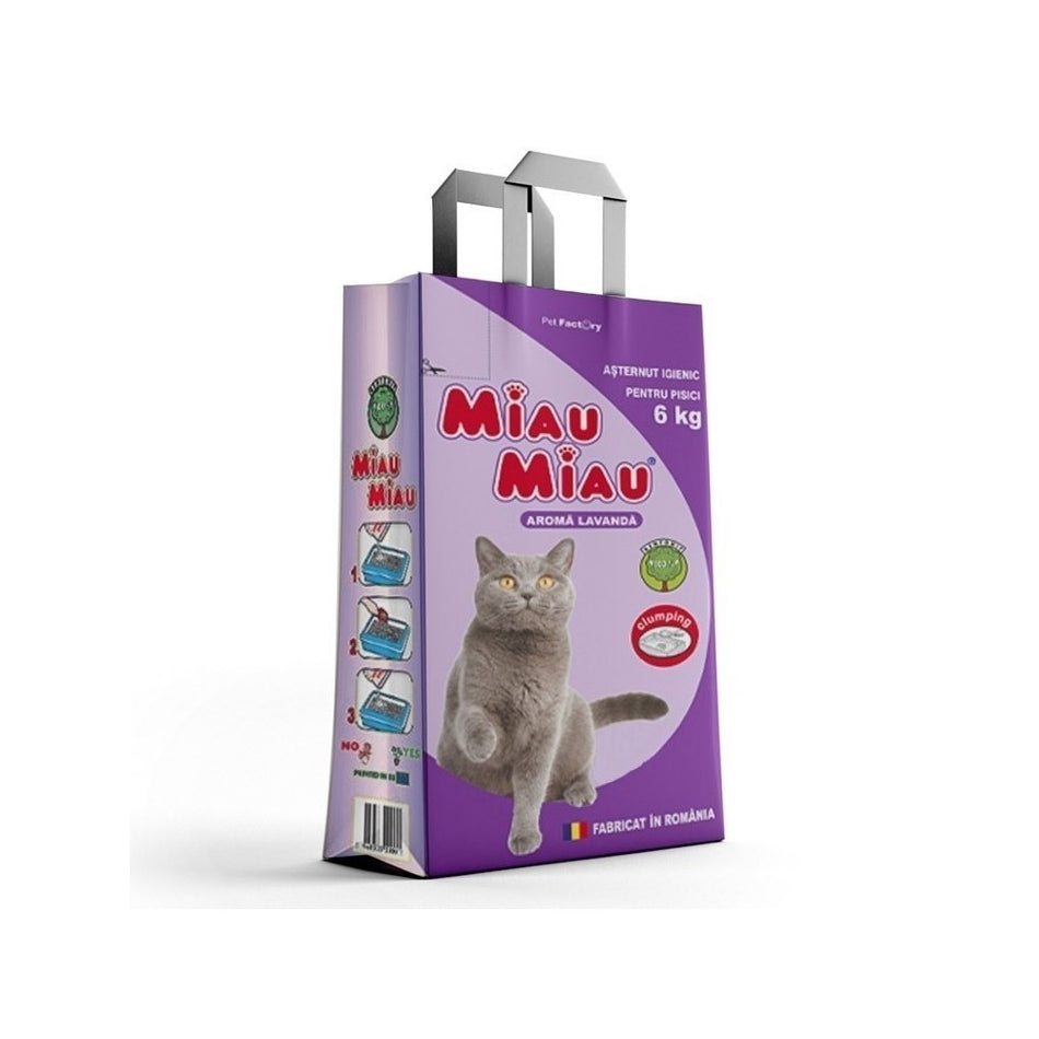 Asternut Igienic Miau Miau Lavanda 6 Kg