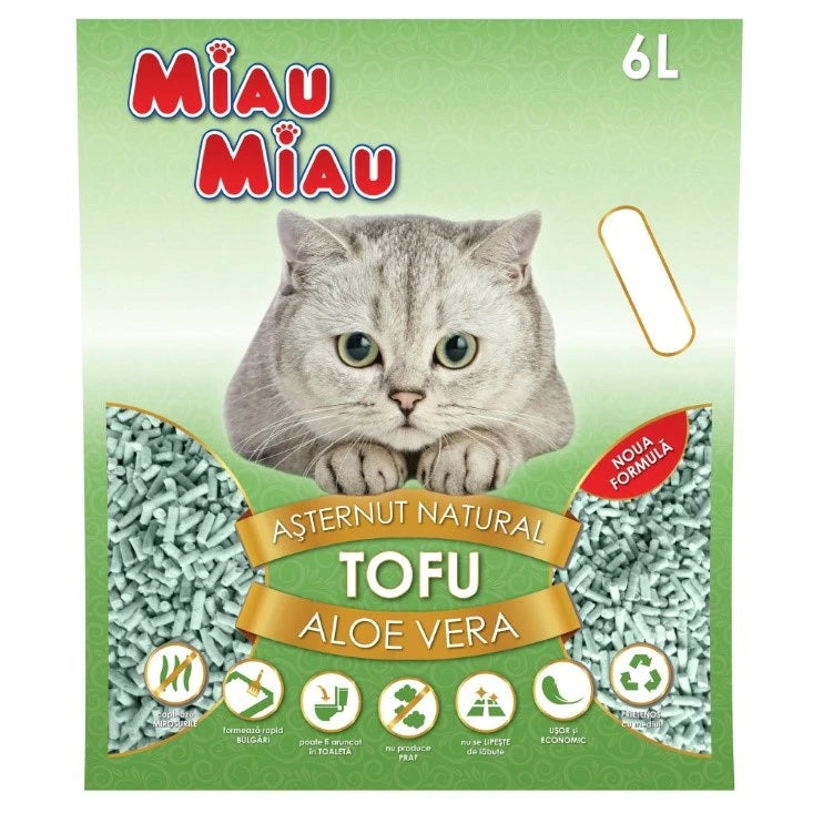 Asternut Miau-miau Tofu Aloe Vera 6l