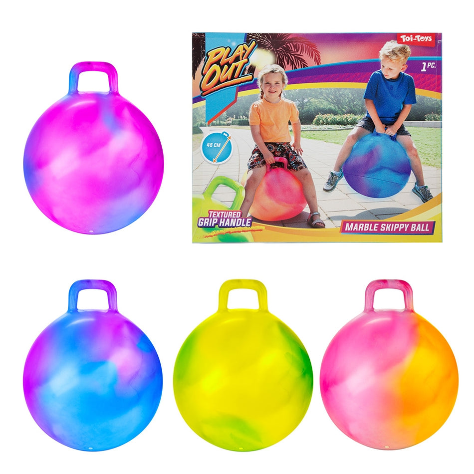 Minge Din Cauciuc, Cu Maner, 45 Cm - Toi-toys