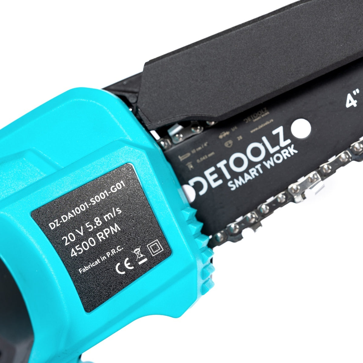 Mini drujbă pe acumulator, înclinată, Detoolz 20V Detoolz DZ-DA1001-S001-G01