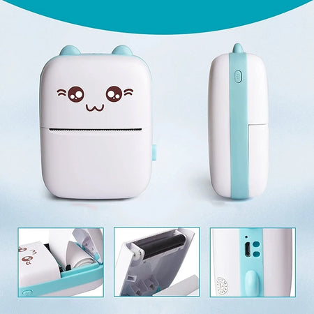 Mini imprimantă Bluetooth, portabilă, fără cerneală C9