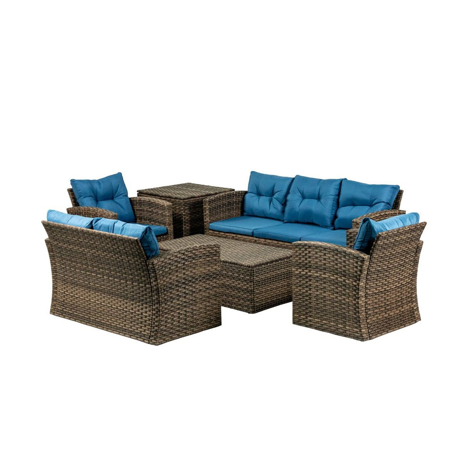 Set Mobilier Gradina Din Ratan Ocean