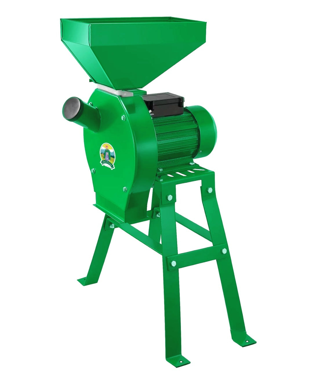 Moara de cereale 3.9 kW, 270 kg/h, cu suport și sac Micul Fermier GF-0063-S001-G03