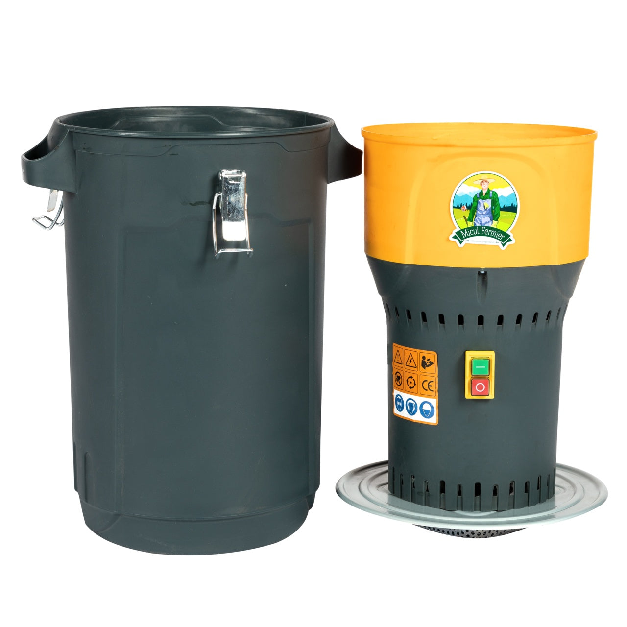 Moară electrică 1000 W cu găleată plastic 25L, viteză 19000 rpm, Micul Fermier GF-2451