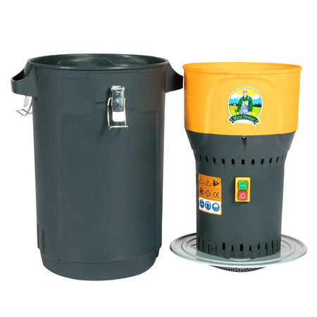 Moară electrică 1000 W cu găleată plastic 25L, viteză 19000 rpm, Micul Fermier GF-2451
