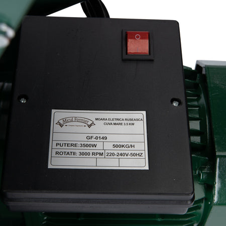 Moară electrică cu cuvă mare 3,5 kW, 20 ciocănele, Micul Fermier GF-0149