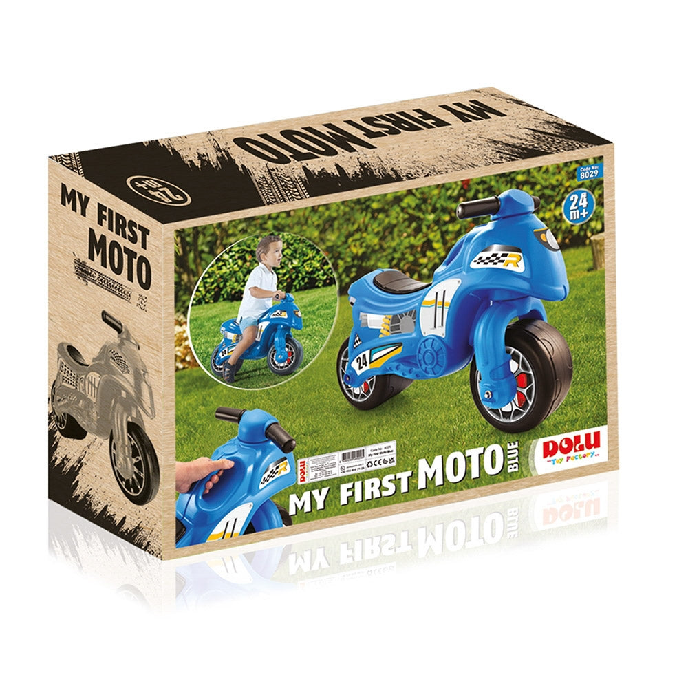 Motocicleta Fara Pedale, Albastru, 50x71x27 Cm - Dolu