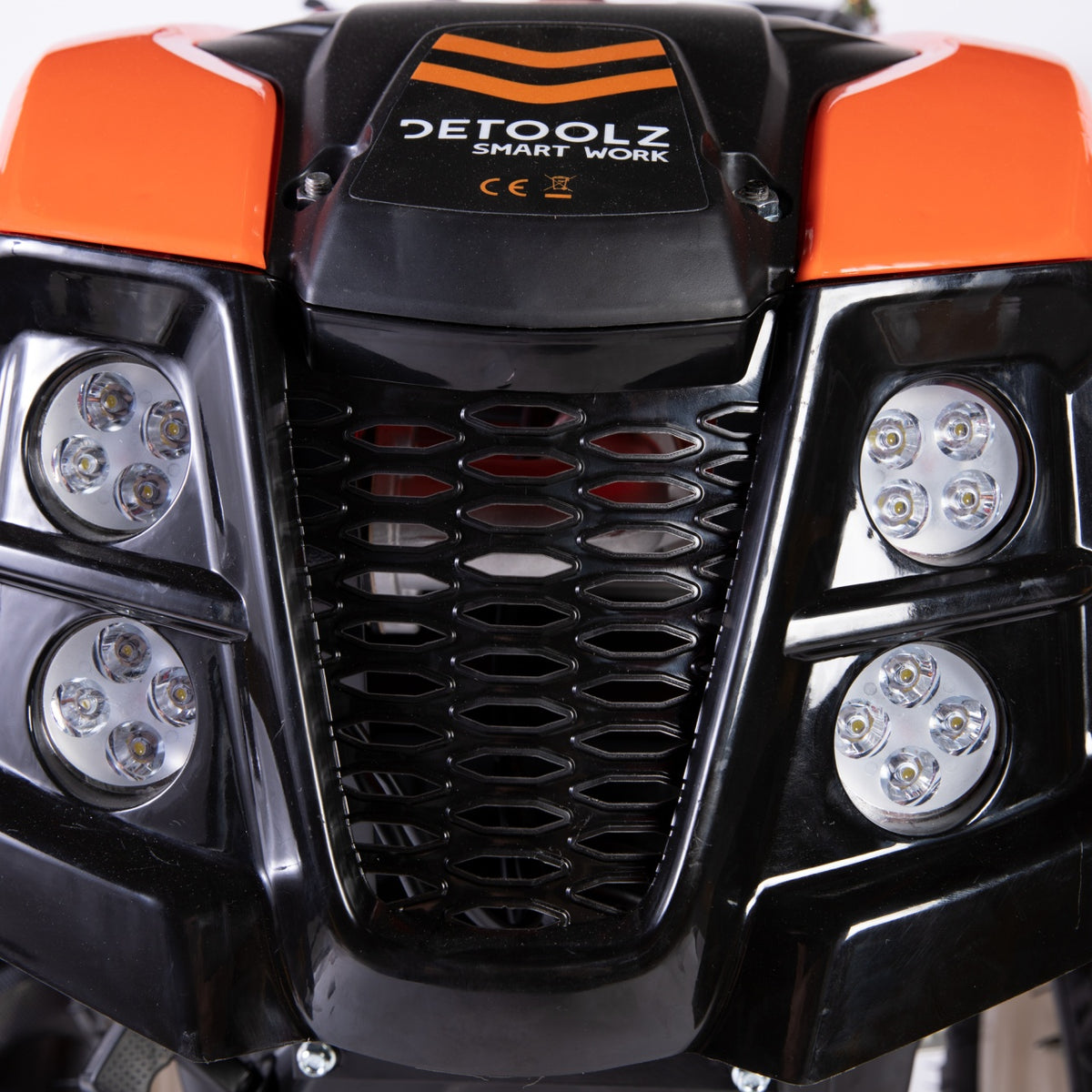 Motocultor 10CP, 418CC, plug reversibil mare, roți metal, Detoolz DZ-M127
