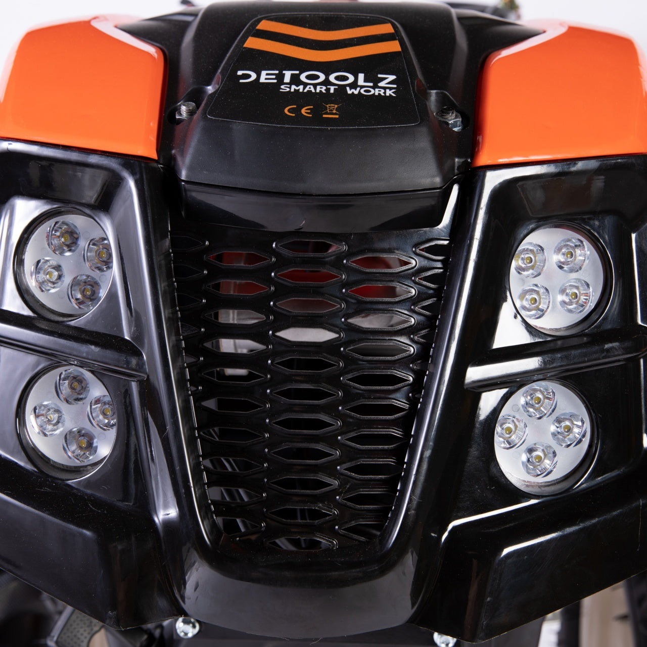 Motocultor 10CP, 418CC, plug reversibil mare, roți metal, Detoolz DZ-M127