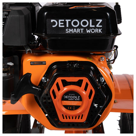 Motocultor 7.5CP, 212CC, rarita ajustabilă, roți metalice, Detoolz DZ-M125