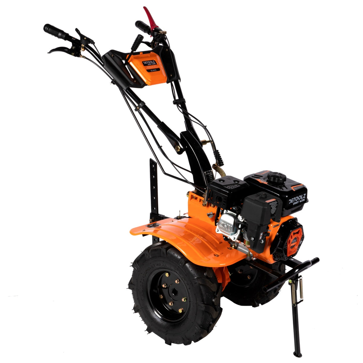 Motocultor 7.5CP, 212CC, rarita ajustabilă, roți metalice, Detoolz DZ-M125