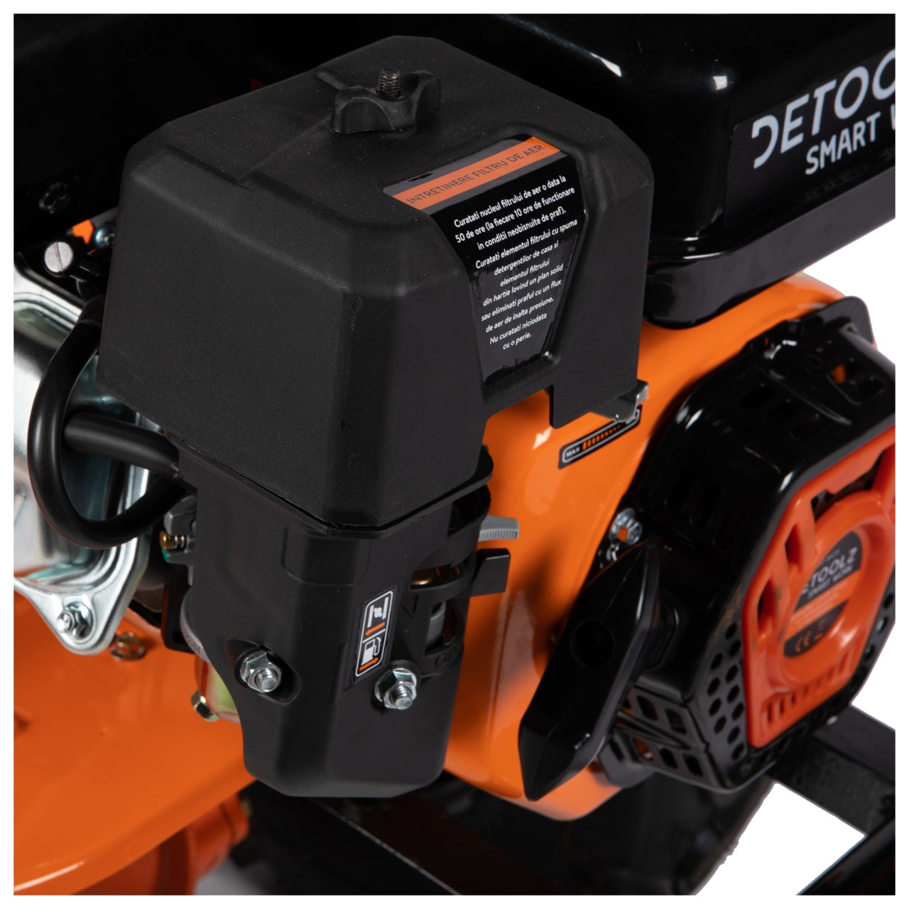 Motocultor 7.5CP, 212CC, rarita ajustabilă, roți metalice, Detoolz DZ-M125
