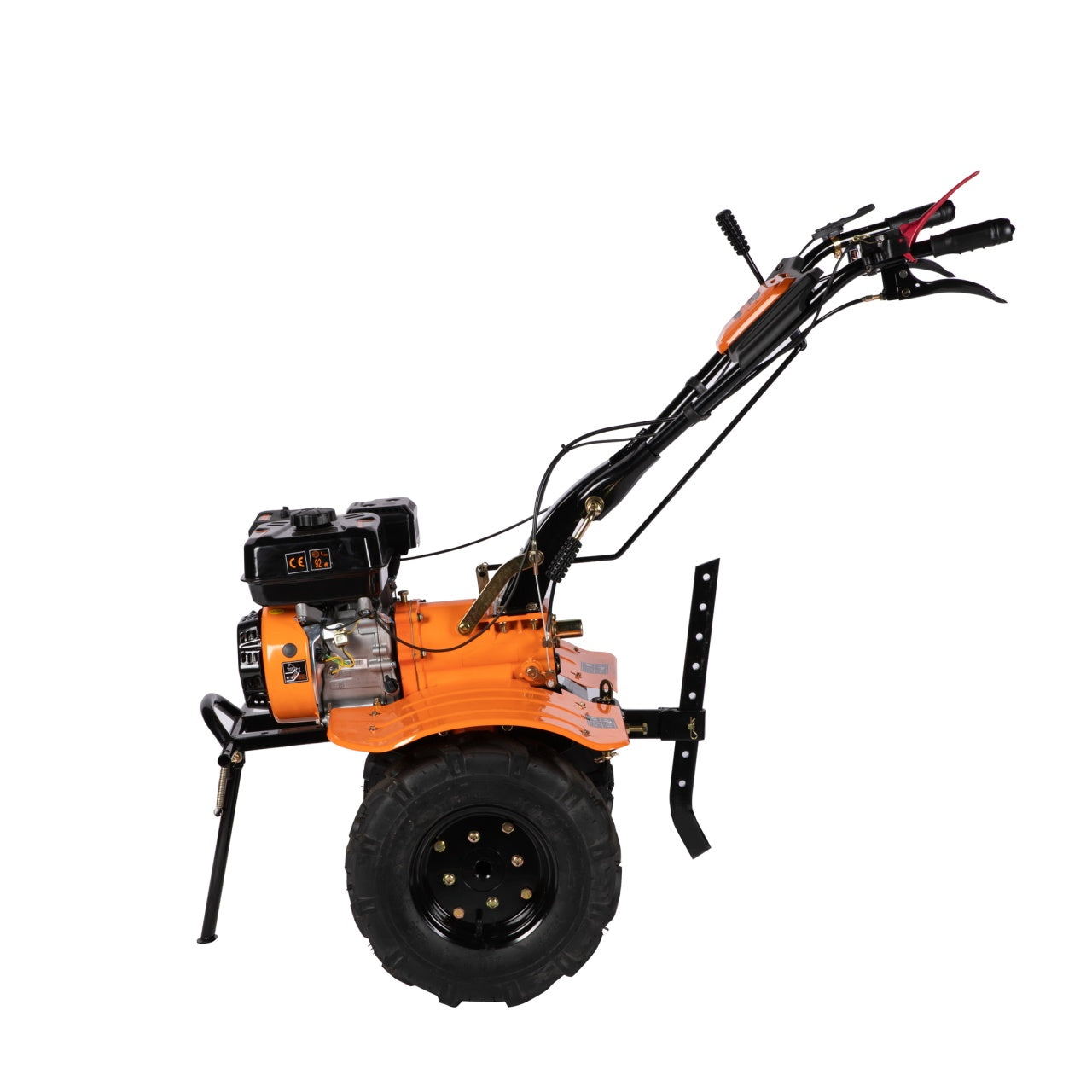 Motocultor 7CP, 212CC, plug, adaptor, roți metalice Detoolz DZ-M124