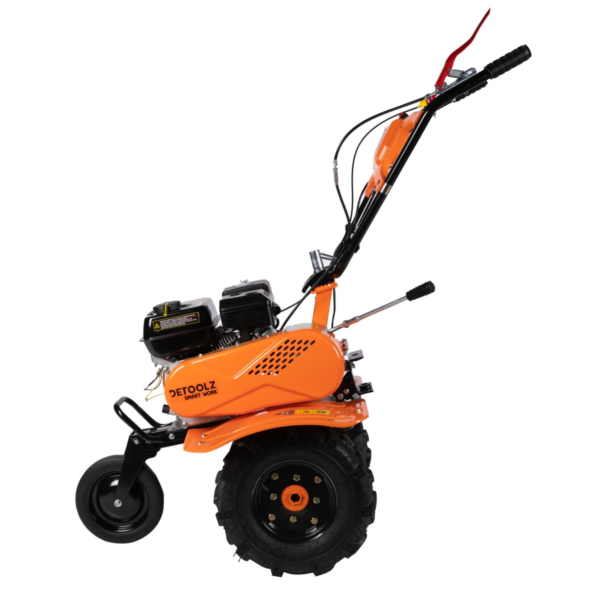 Motocultor 7CP, 212CC, plug, adaptor, roți metalice Detoolz DZ-M124