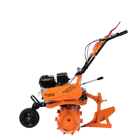 Motocultor 7CP, 212CC, plug, adaptor, roți metalice Detoolz DZ-M124
