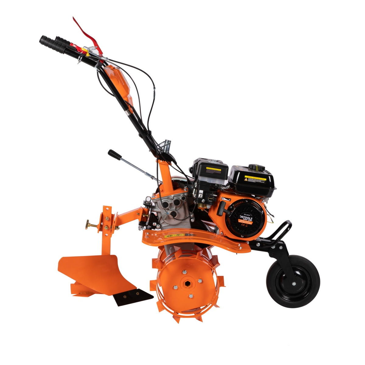 Motocultor 7CP, 212CC, plug, adaptor, roți metalice Detoolz DZ-M124