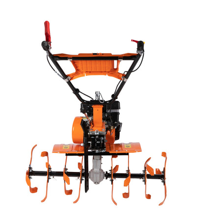 Motocultor 7CP, 212CC cu rarită ajustabilă și roți metalice Detoolz DZ-M123
