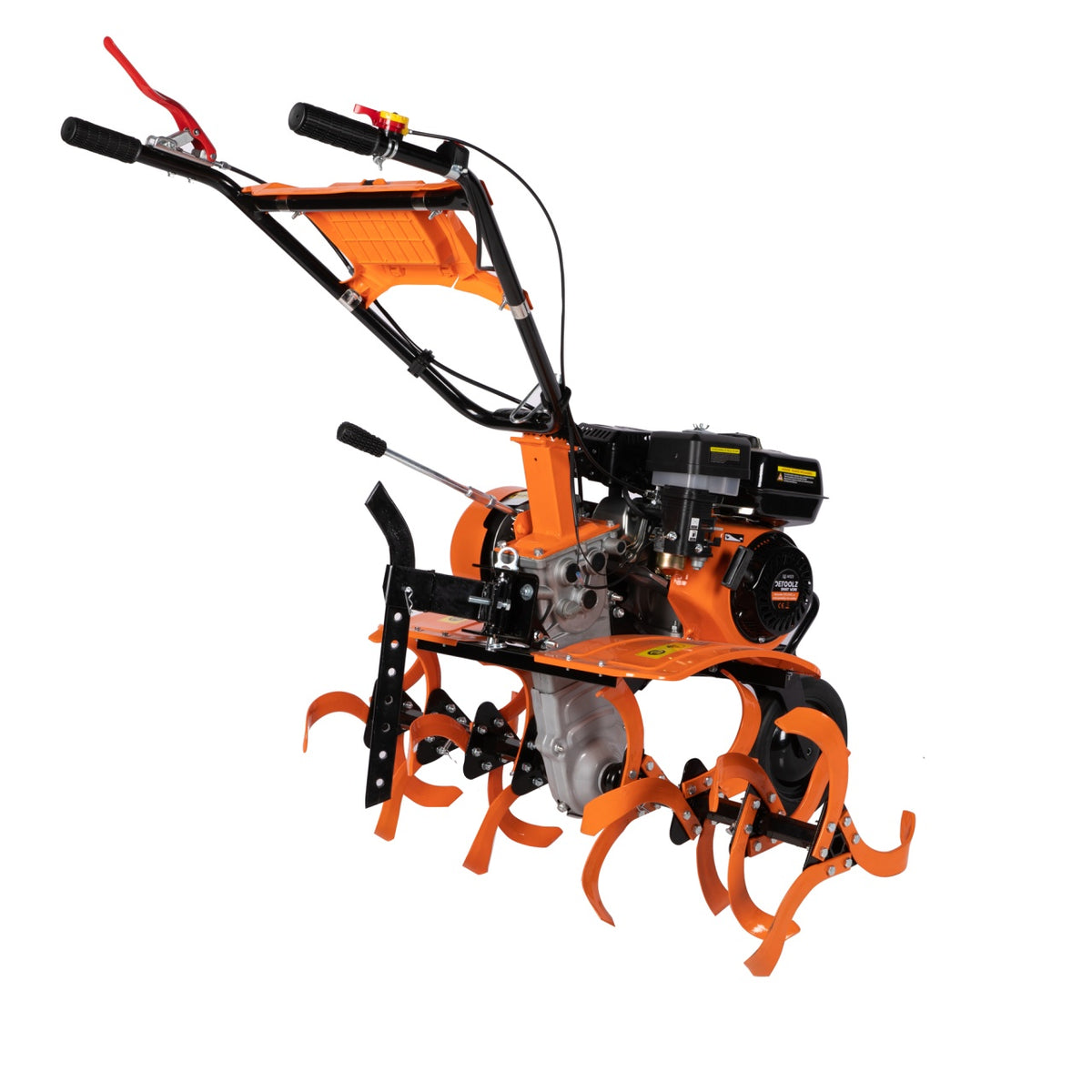 Motocultor 7CP, 212CC cu rarită ajustabilă și roți metalice Detoolz DZ-M123