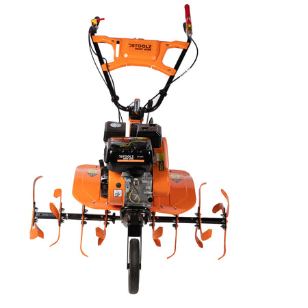 Motocultor 7CP, 212CC cu rarită ajustabilă și roți metalice Detoolz DZ-M123
