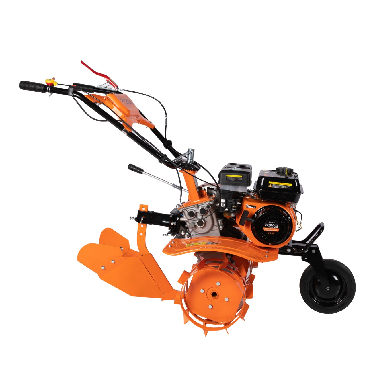 Motocultor 7CP, 212CC cu rarită ajustabilă și roți metalice Detoolz DZ-M123
