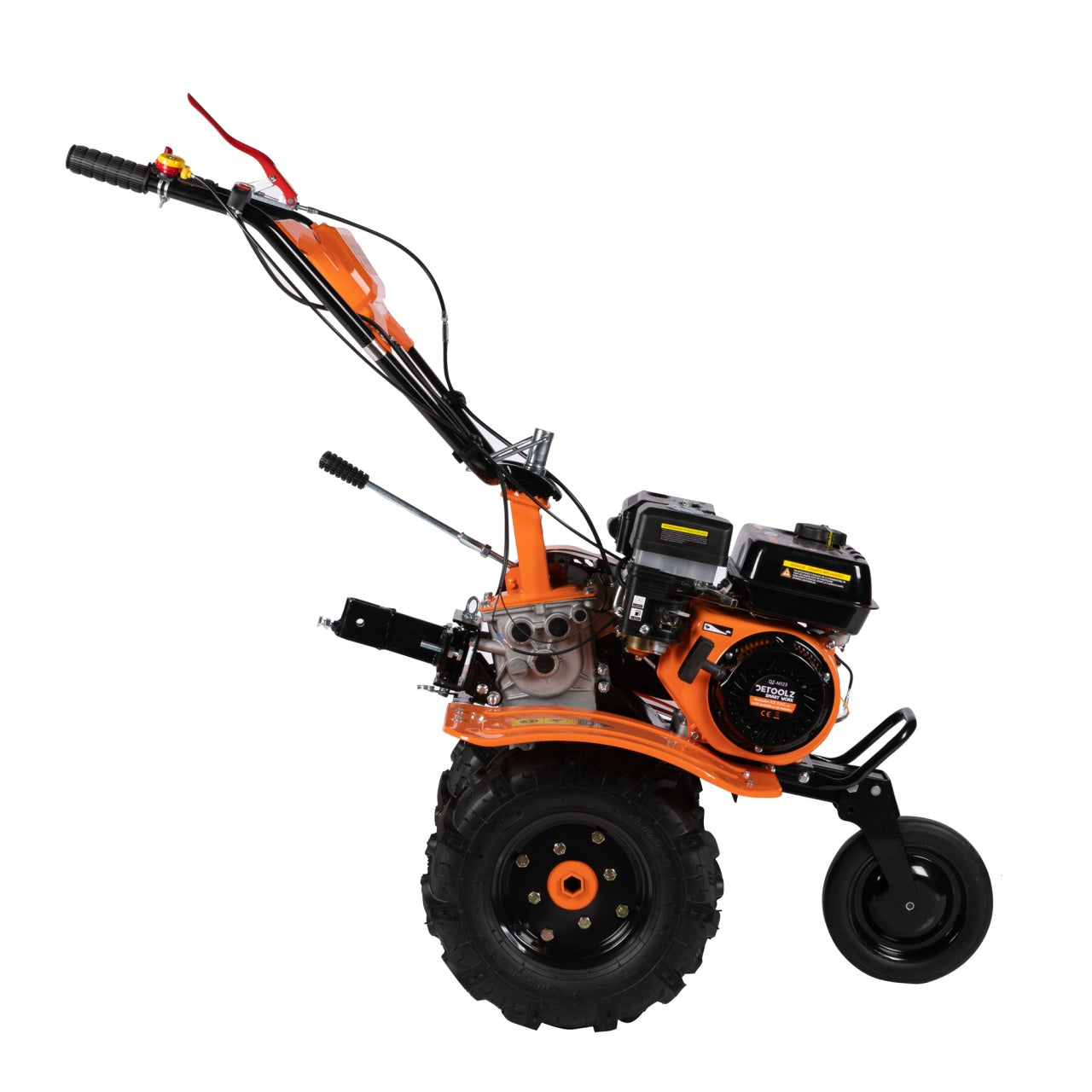 Motocultor 7CP, 212CC cu rarită ajustabilă și roți metalice Detoolz DZ-M123