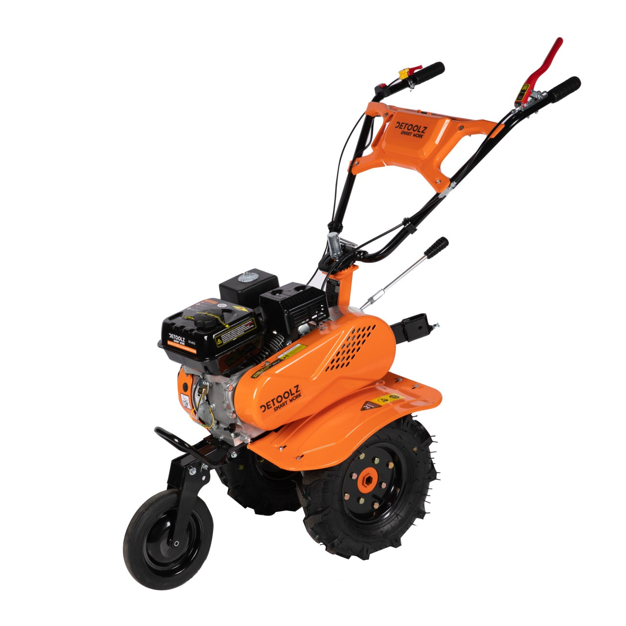 Motocultor 7CP, 212CC cu rarită ajustabilă și roți metalice Detoolz DZ-M123