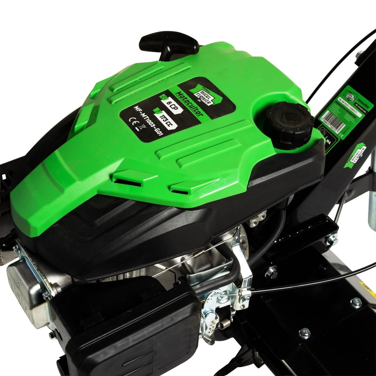 Motocultor 6 CP 173 cc pe benzină 4T cu pornire manuală - Micul Fermier MF-MT1003-G01