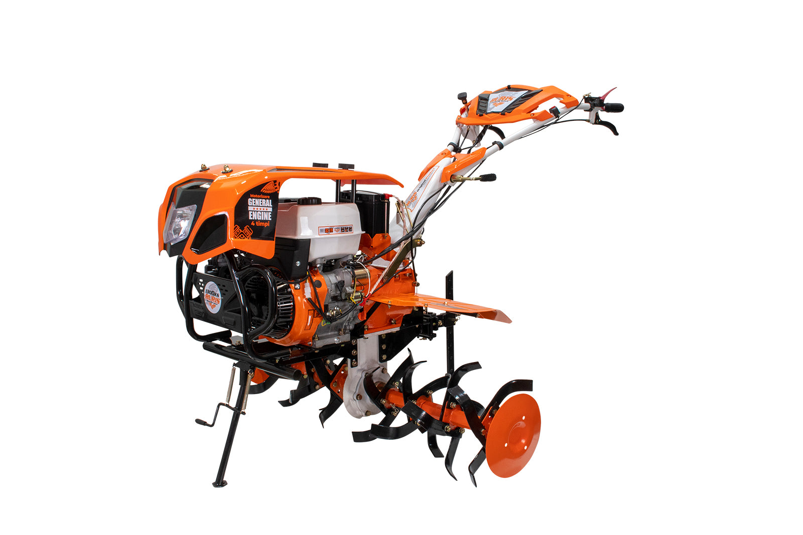 Motocultor RURIS 1300KS + roti cauciuc 5.00-12+plug reversibil rev2+roti metalice 500+set contragreutati 20kg -27
