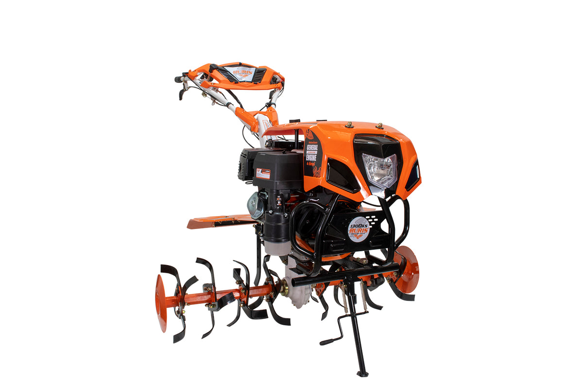 Motocultor RURIS 1300KS + roti cauciuc 5.00-12+plug reversibil rev2+roti metalice 500+set contragreutati 20kg -14