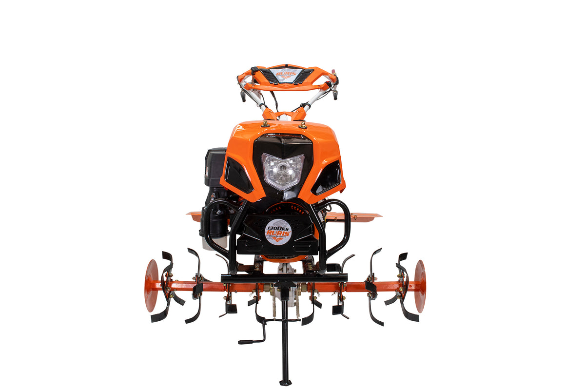 Motocultor RURIS 1300KS + roti cauciuc 5.00-12+plug reversibil rev2+roti metalice 500+set contragreutati 20kg -13