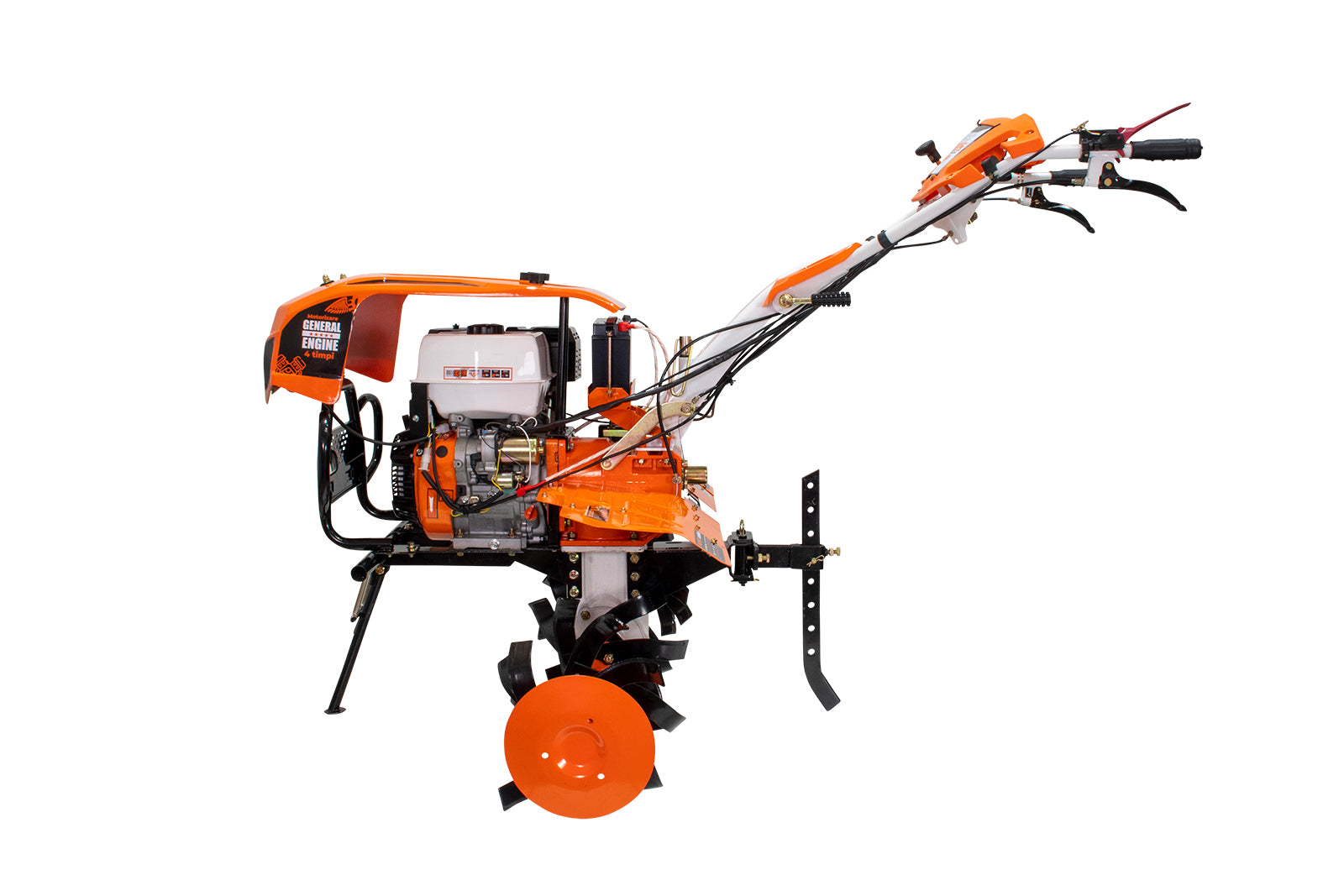 Motocultor RURIS 1300KS + roti cauciuc 5.00-12+plug reversibil rev2+roti metalice 500+set contragreutati 20kg -25